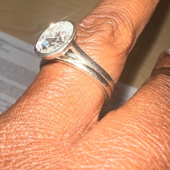 Charles & Colvard 3 ct. Moissanite Ring - Picture 4 of 4